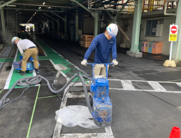 ライン除去工法