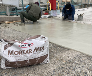 モルタルミックス施工例