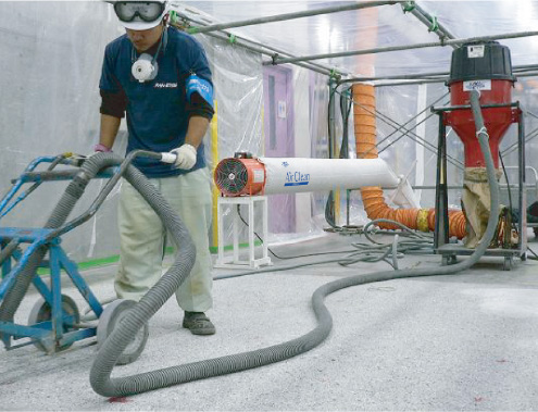 簡易集塵ダクト（送風機直結タイプ）