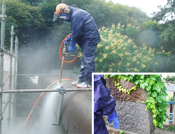 超高圧洗浄剥離工法